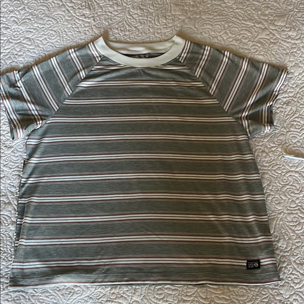 Striped Raglan Sleeve T-Shirt